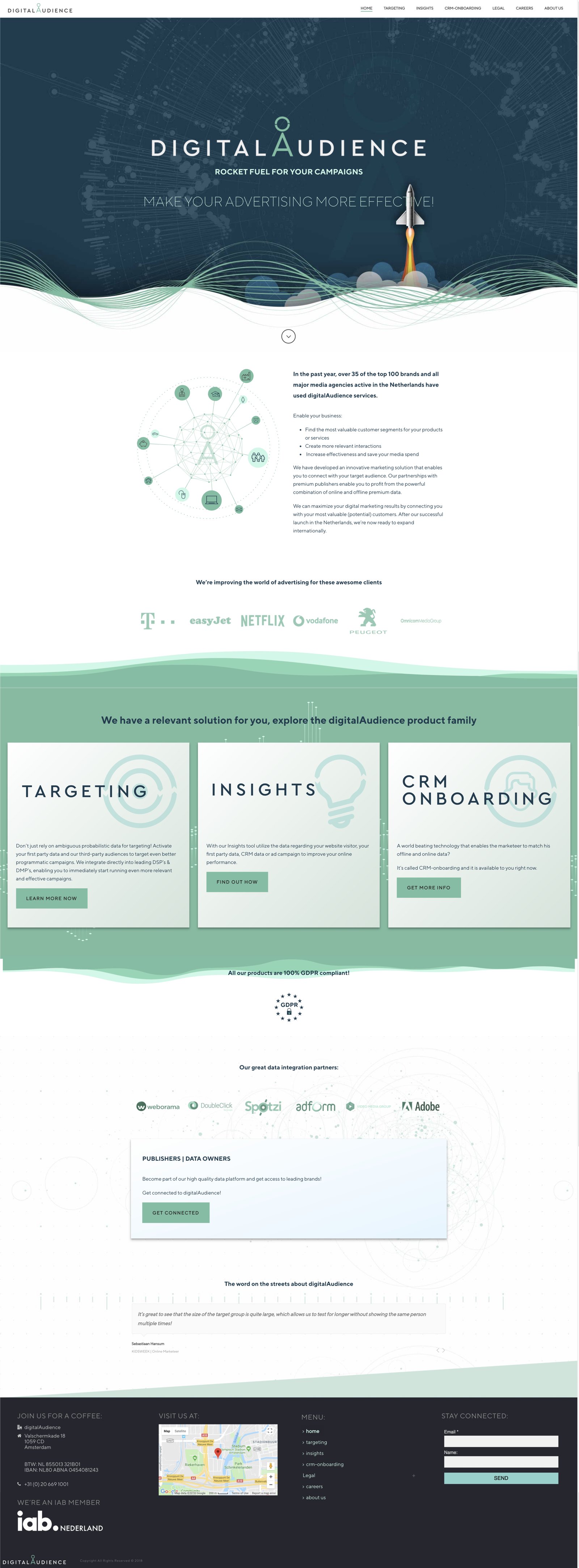 Digital Audience website