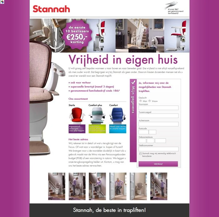 Stannah web project